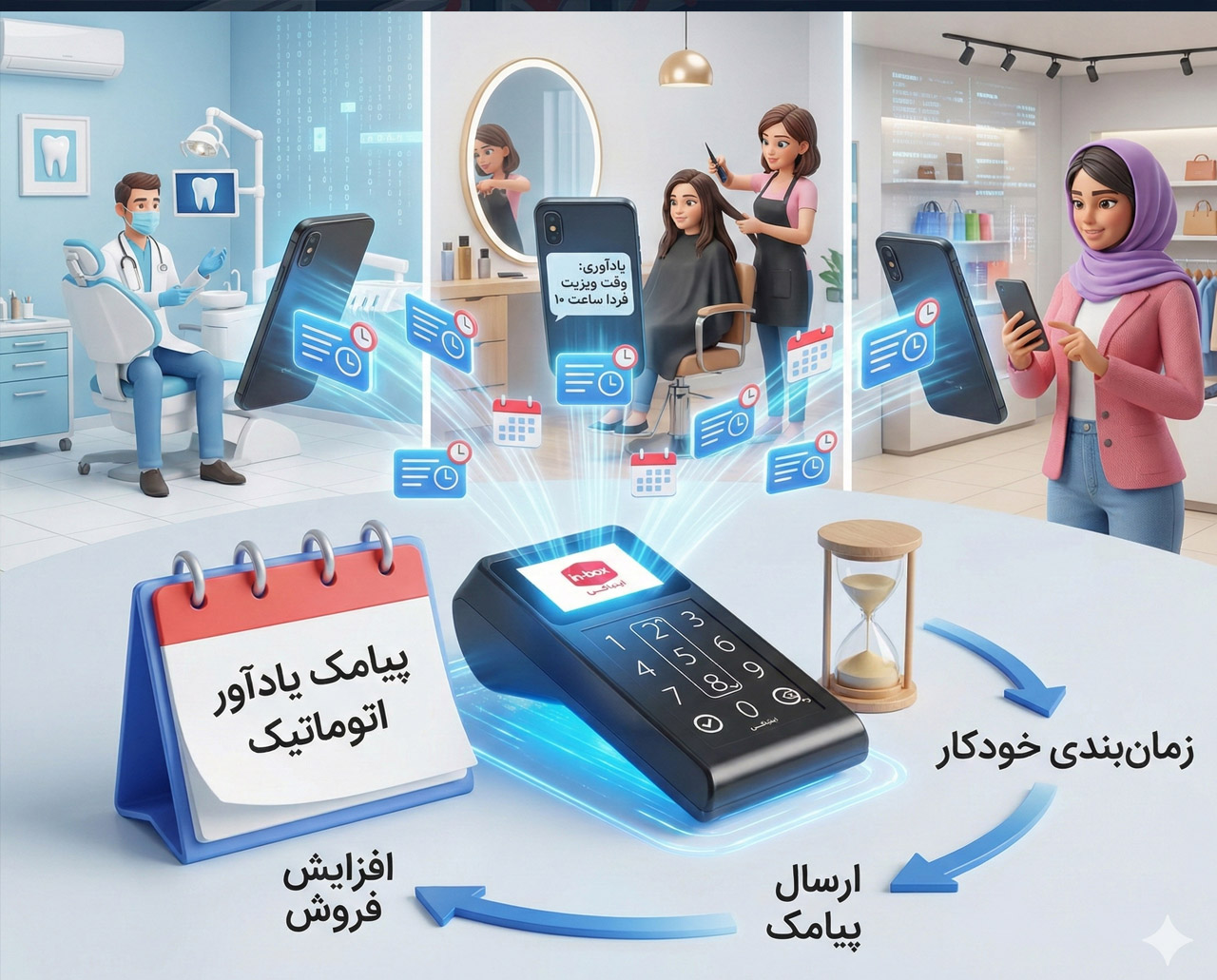 سیستم پیامک یادآور اتوماتیک