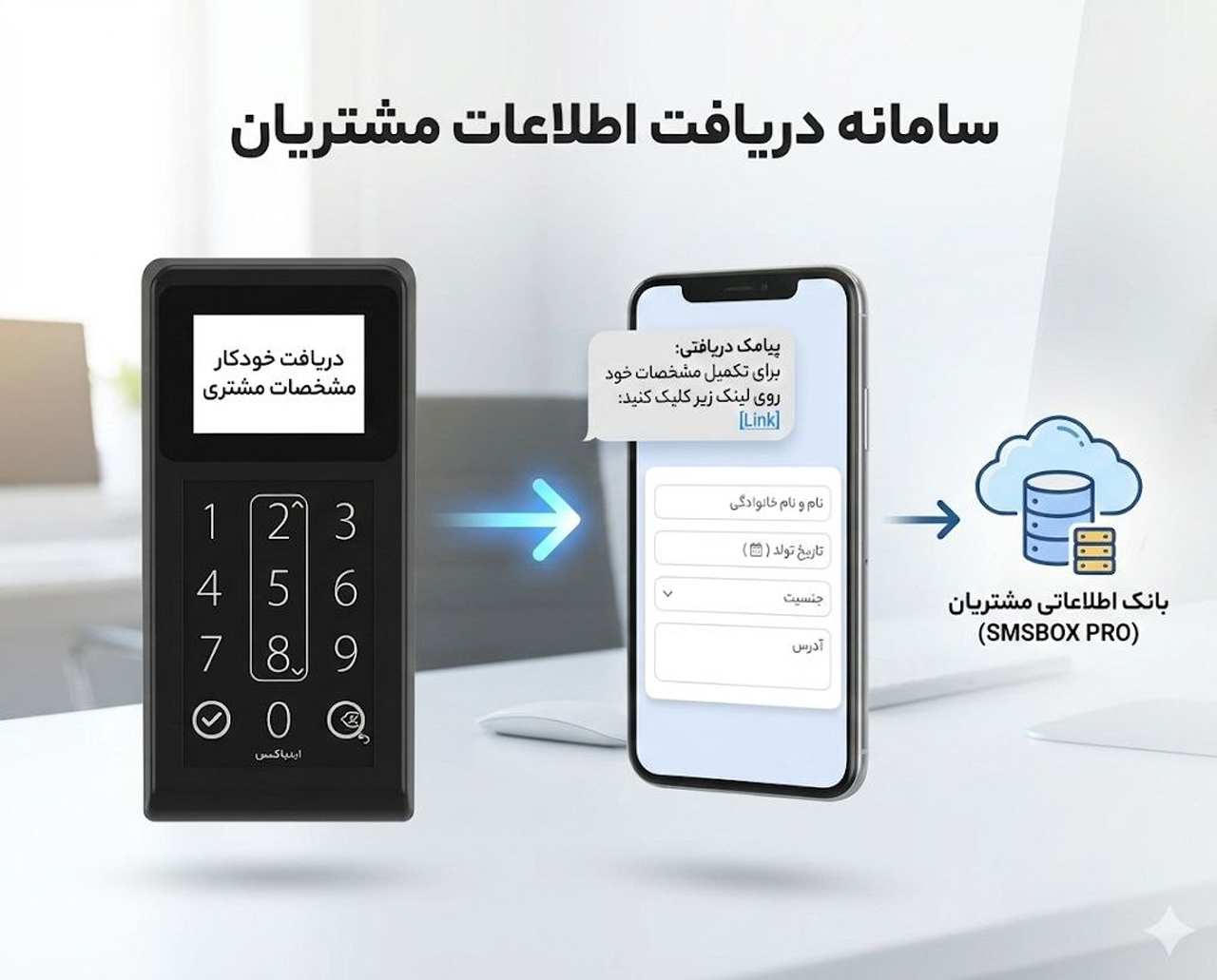 فرم درخواست مشخصات از مشتریان